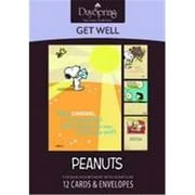 peanuts - get well inspirational boxed cards