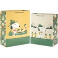 thumbnail image 1 of Peanuts Gift Bag Bundle (2 Bags: 1 Large 13", XL 15") Snoopy and Woodstock for Father's Day, Birthdays, Summer Camp, 1 of 4