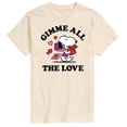 thumbnail image 1 of Peanuts - Gimme All the Love - Men's Short Sleeve Graphic T-Shirt, 1 of 5