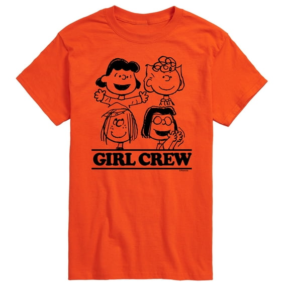 Peanuts - Girl Crew - Men's Short Sleeve Graphic T-Shirt