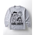 thumbnail image 1 of Peanuts - Girl Crew - Toddler And Youth Long Sleeve Graphic T-Shirt, 1 of 6