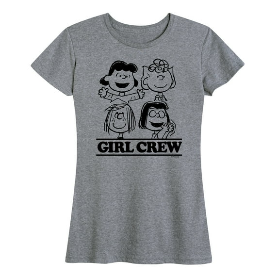 Peanuts - Girl Crew - Women's Short Sleeve Graphic T-Shirt