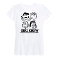thumbnail image 1 of Peanuts - Girl Crew - Women's Short Sleeve Graphic T-Shirt, 1 of 6