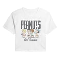 thumbnail image 1 of Peanuts - Girl Summer - Juniors Cropped Graphic T-Shirt, 1 of 5