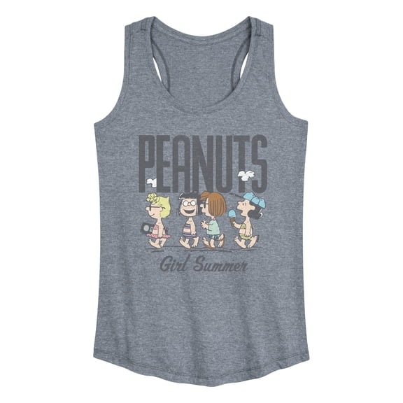 Peanuts - Girl Summer - Women's Racerback Graphic Tank