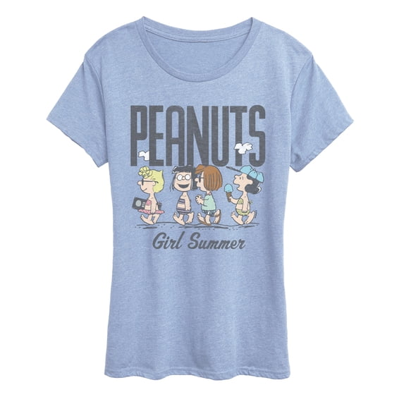 Peanuts - Girl Summer - Women's Short Sleeve Graphic T-Shirt
