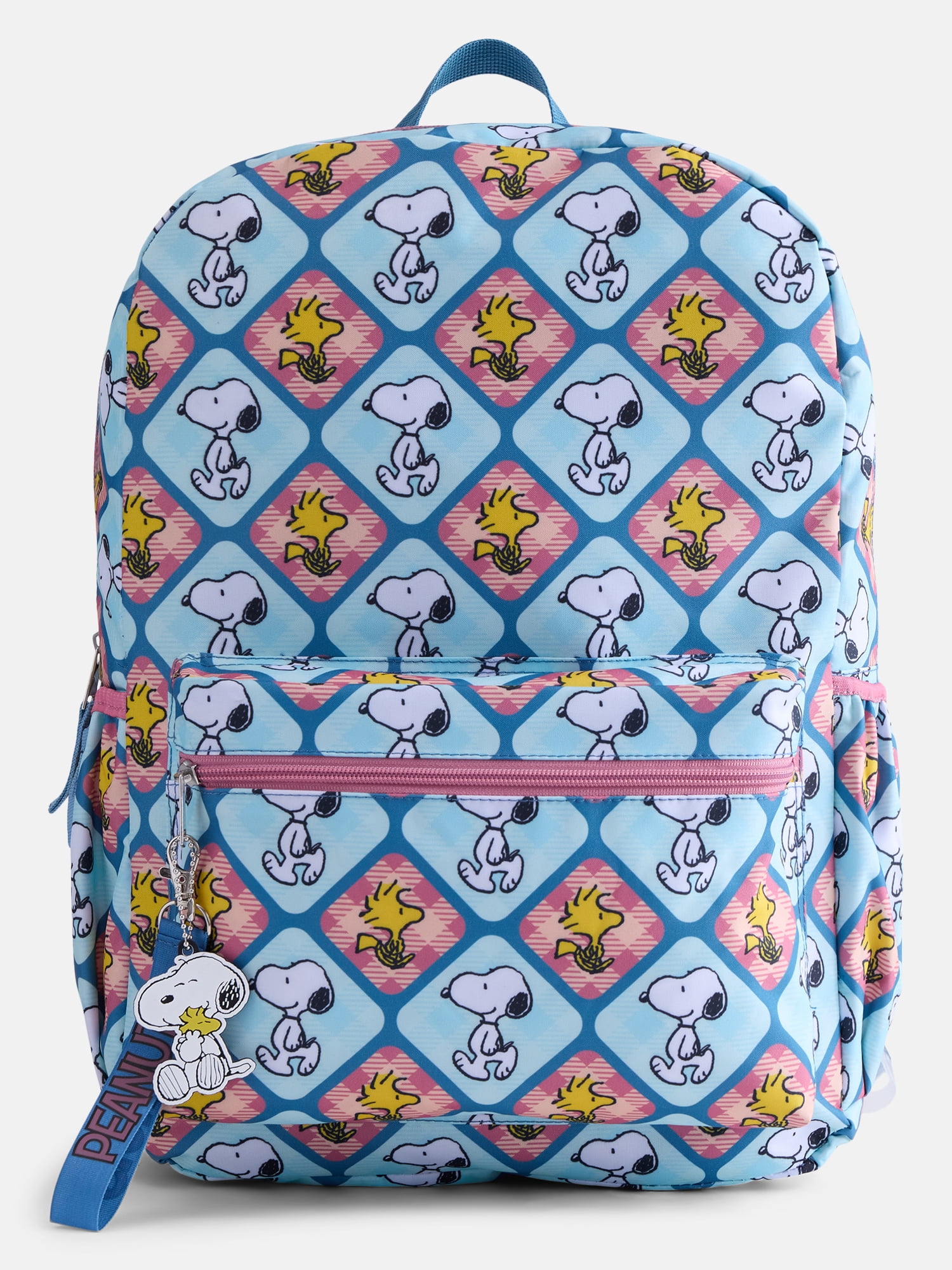 Peanuts Kids' 17" Print Laptop Backpack, Blue