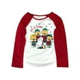 thumbnail image 1 of Peanuts Girls Long Sleeve Snoopy Christmas Holiday T-Shirt Let It Snow Tee 5, 1 of 1
