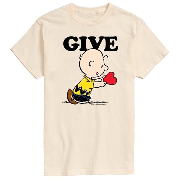Peanuts - Give - Men's Short Sleeve Graphic T-Shirt