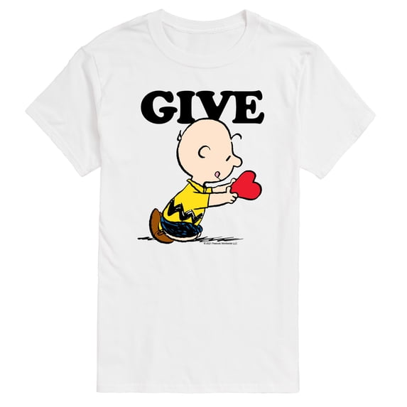 Peanuts - Give - Men's Short Sleeve Graphic T-Shirt