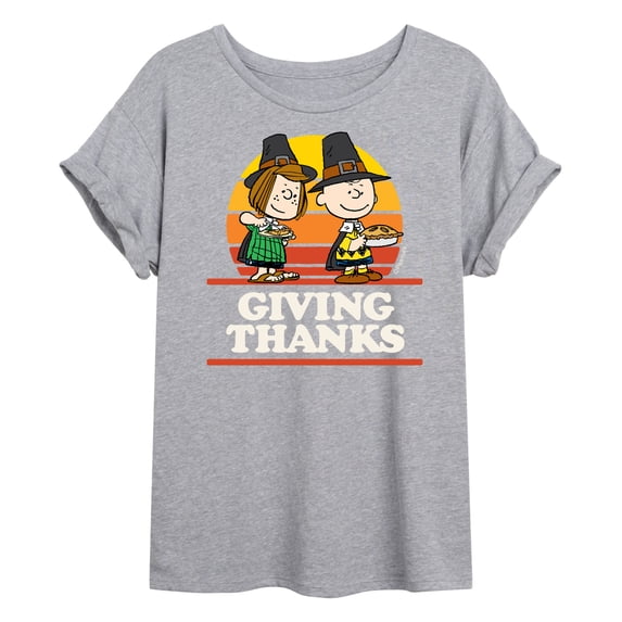 Peanuts - Giving Thanks Women's Relaxed Fit T-Shirt