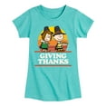 thumbnail image 1 of Peanuts - Giving Thanks - Toddler And Youth Girls Short Sleeve Graphic T-Shirt, 1 of 6