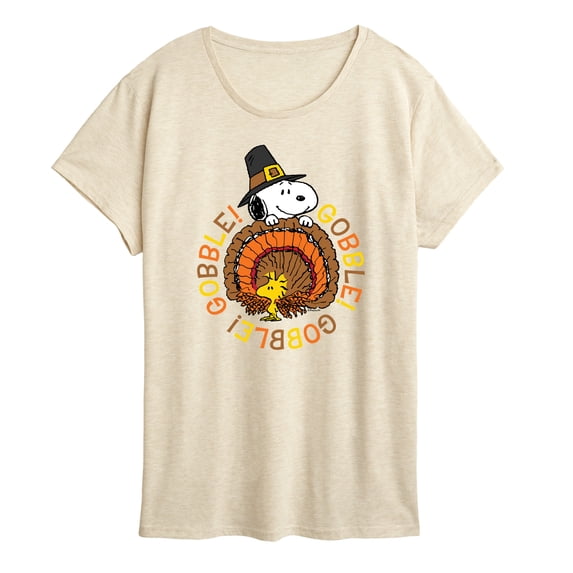 Peanuts - Gobble Gobble Short Sleeve Graphic T-Shirt