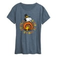 thumbnail image 1 of Peanuts - Gobble Gobble - Women's Short Sleeve Graphic T-Shirt, 1 of 6
