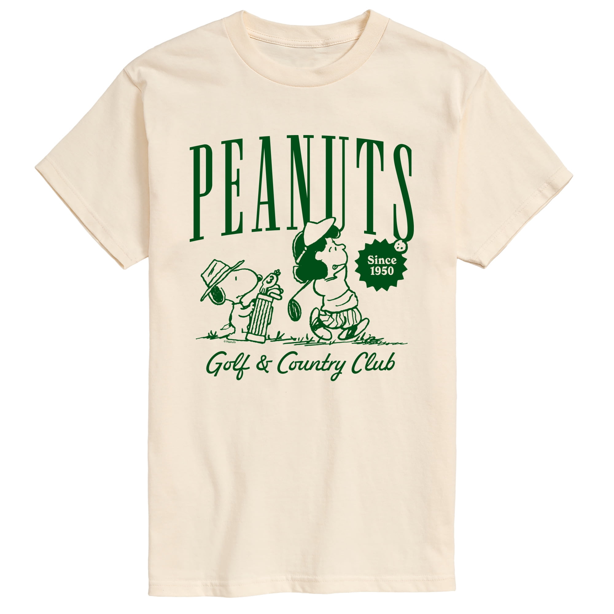 Peanuts - Golf Club - Men's Short Sleeve Graphic T-Shirt - Walmart.com