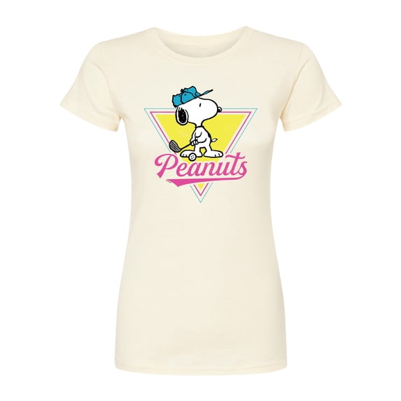 Peanuts - Golf Snoopy - Juniors Fitted Graphic T-Shirt