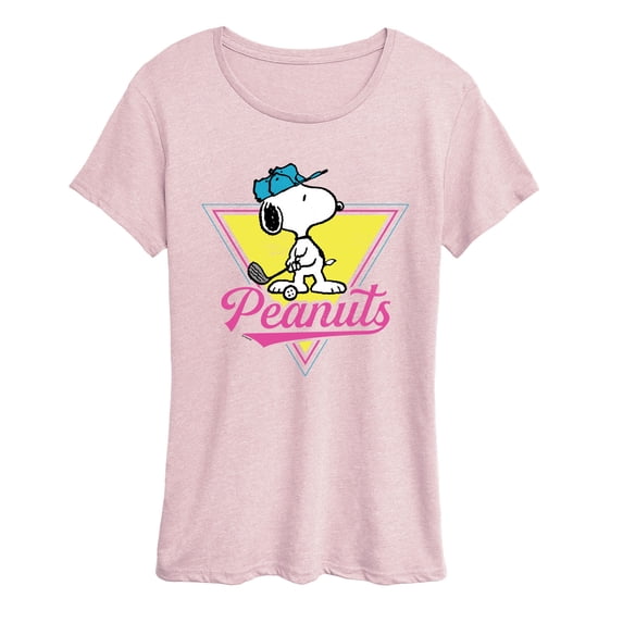 Peanuts - Golf Snoopy - Women's Short Sleeve Graphic T-Shirt