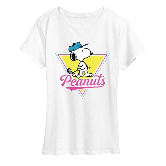 Peanuts - Golf Snoopy - Women's Short Sleeve Graphic T-Shirt