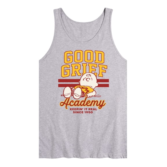 Peanuts - Good Grief Academy - Men's Jersey Tank Top