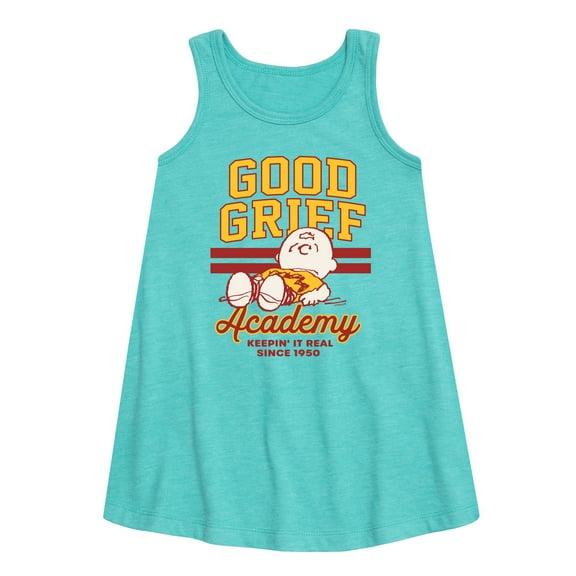 Peanuts - Good Grief Academy - Toddler & Youth Girls A-line Dress