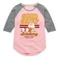 thumbnail image 1 of Peanuts - Good Grief Academy - Toddler & Youth Girls Raglan Graphic T-Shirt, 1 of 6