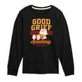 thumbnail image 1 of Peanuts - Good Grief Academy - Toddler & Youth Long Sleeve Graphic T-Shirt, 1 of 6