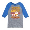 thumbnail image 1 of Peanuts - Good Grief Academy - Toddler & Youth Raglan Graphic T-Shirt, 1 of 5