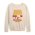 thumbnail image 1 of Peanuts - Good Grief Academy - Women's Lightweight French Terry Long Sleeve Shirt, 1 of 6