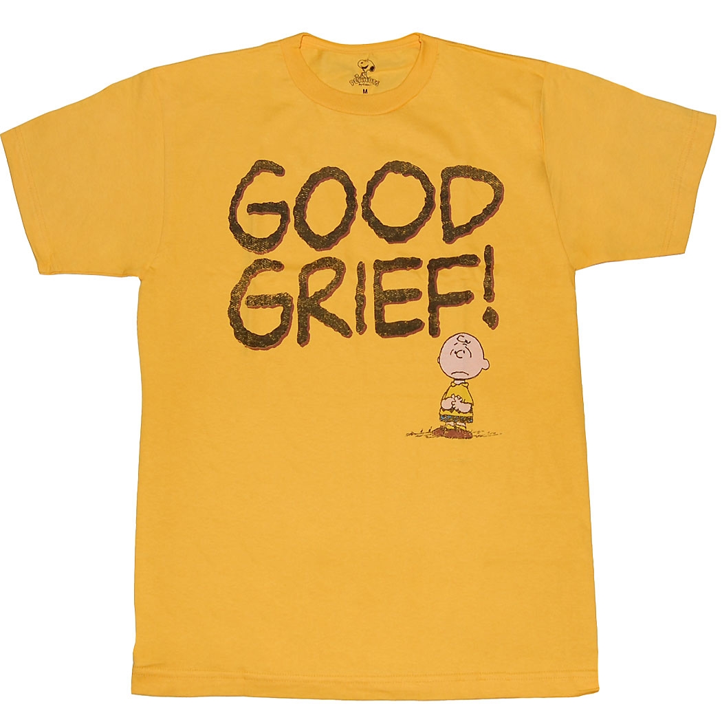 Grief　Charlie　Brown　T-Shirt　Peanuts　Good