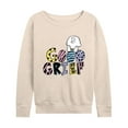 thumbnail image 1 of Peanuts - Good Grief Charlie Brown - Women's Lightweight French Terry Long Sleeve Shirt, 1 of 6