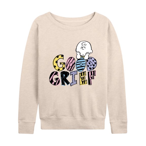 Peanuts - Good Grief Charlie Brown - Women's Lightweight French Terry Long Sleeve Shirt
