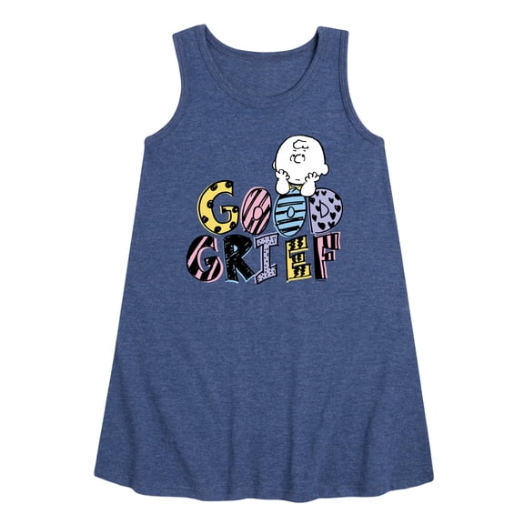 Peanuts - Good Grief Charlie Brown - Youth Girls A-line Dress