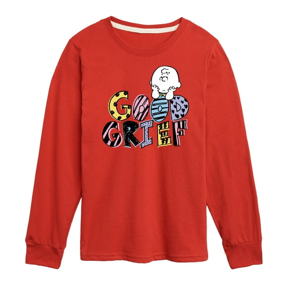 Peanuts - Good Grief Charlie Brown - Youth Long Sleeve Tee
