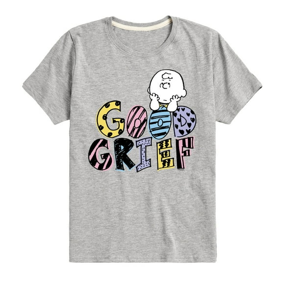 Peanuts - Good Grief Charlie Brown - Youth Short Sleeve Tee