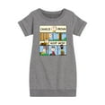 thumbnail image 1 of Peanuts - Good Grief Comic - Toddler & Youth Girls Fleece Dress, 1 of 6