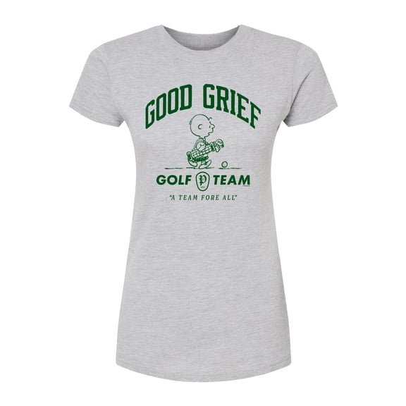 Peanuts - Good Grief Golf Team - Juniors Fitted Graphic T-Shirt