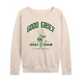 thumbnail image 1 of Peanuts - Good Grief Golf Team - Women's French Terry Long Sleeve Pullover, 1 of 5