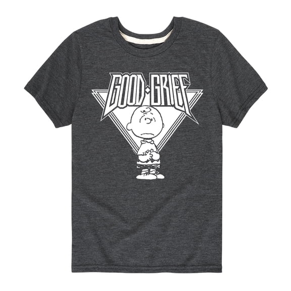Peanuts - Good Grief Rock - Toddler And Youth Short Sleeve Graphic T-Shirt
