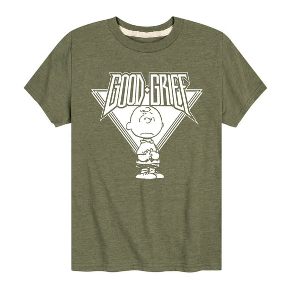Peanuts - Good Grief Rock - Toddler And Youth Short Sleeve Graphic T-Shirt
