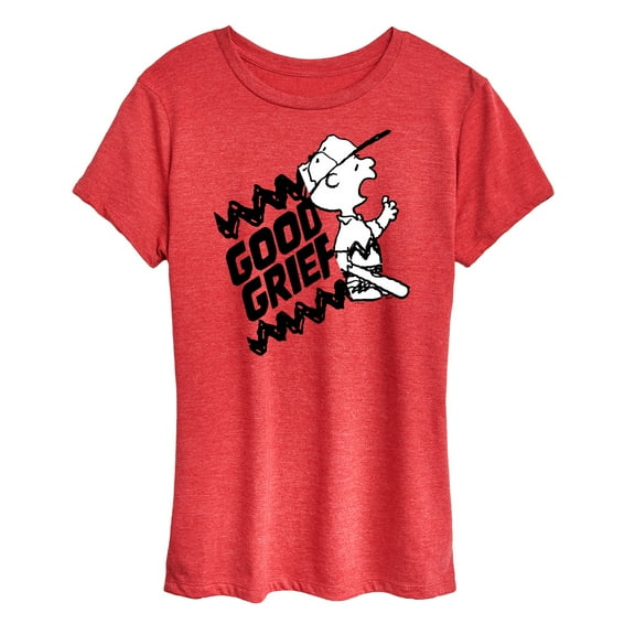 Peanuts - Good Grief Split - Women's Short Sleeve Graphic T-Shirt