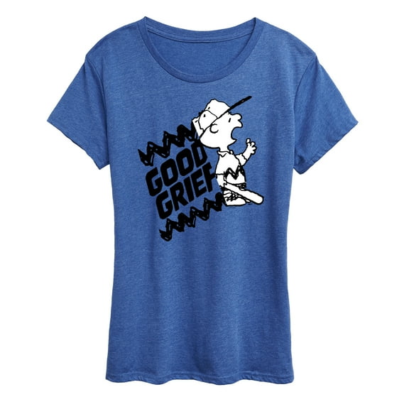 Peanuts - Good Grief Split  - Women's Short Sleeve Graphic T-Shirt
