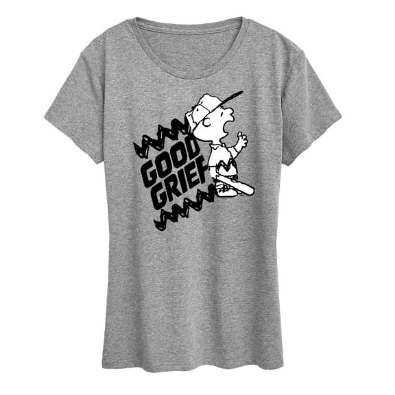 Peanuts - Good Grief Split  - Women's Short Sleeve Graphic T-Shirt