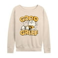 thumbnail image 1 of Peanuts - Good Grief Vintage - Women's French Terry Long Sleeve Shirt, 1 of 5