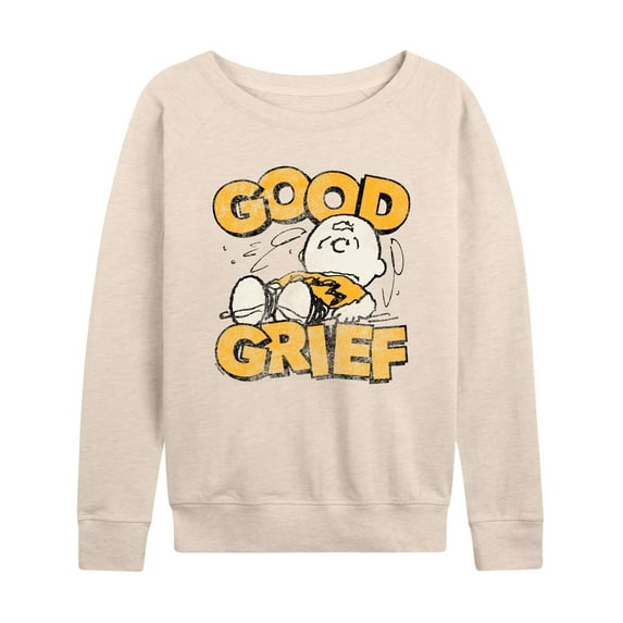 Peanuts - Good Grief Vintage - Women's French Terry Long Sleeve Shirt