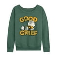 thumbnail image 1 of Peanuts - Good Grief Vintage - Women's French Terry Long Sleeve Shirt, 1 of 5
