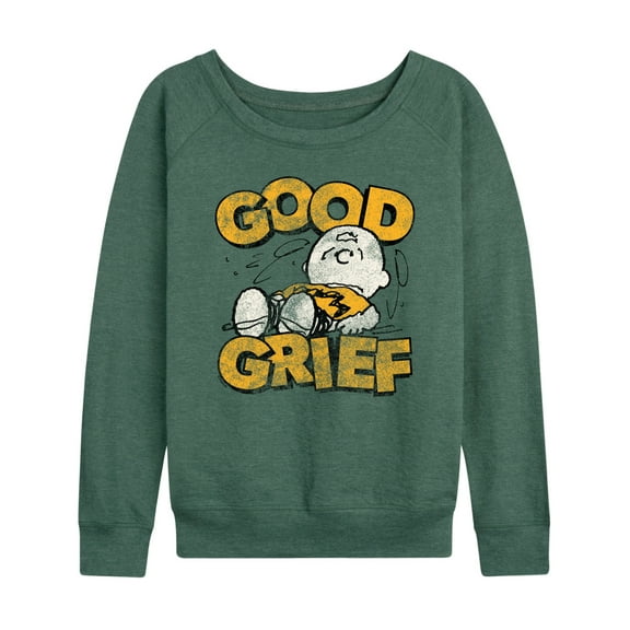 Peanuts - Good Grief Vintage - Women's French Terry Long Sleeve Shirt