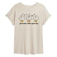 thumbnail image 1 of Peanuts - Good Music Good Days - Juniors Ideal Flowy Muscle T-Shirt, 1 of 6