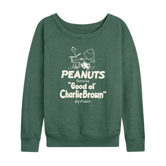 Peanuts - Good Ol Charlie Brown - Women's Lightweight French Terry Long Sleeve Shirt