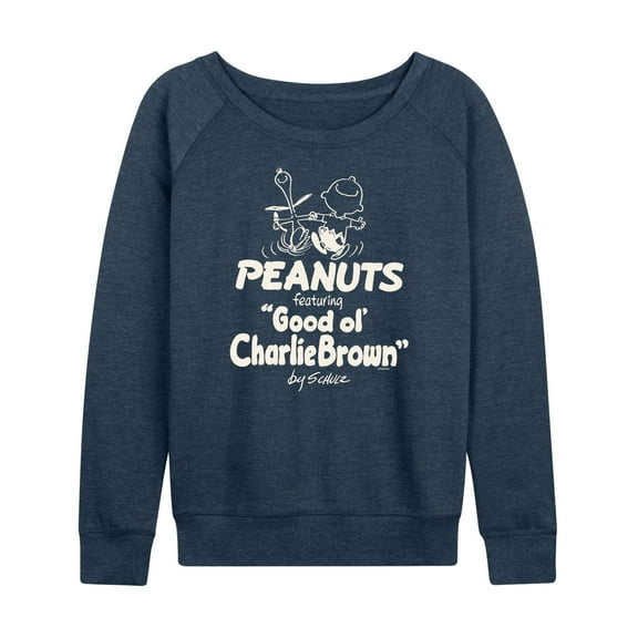 Peanuts - Good Ol Charlie Brown - Women's Lightweight French Terry Long Sleeve Shirt