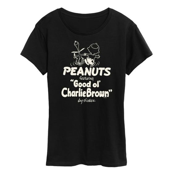Peanuts - Good Ol Charlie Brown - Women's Short Sleeve Graphic T-Shirt